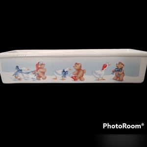 🎄Vintage House of Lloyd Holiday Christmas Bear & Duck Quacker Cracker Ser…